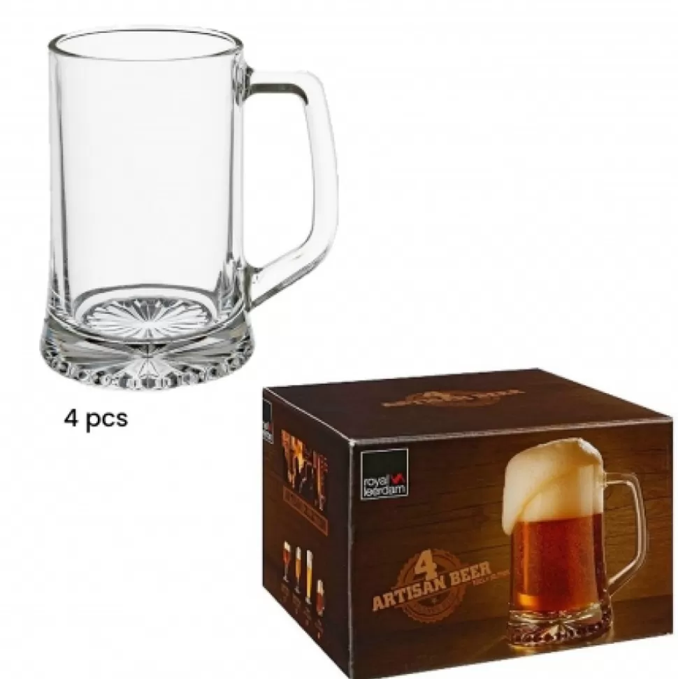 Discount 4 Verres A Biere Anse Déco-Cado