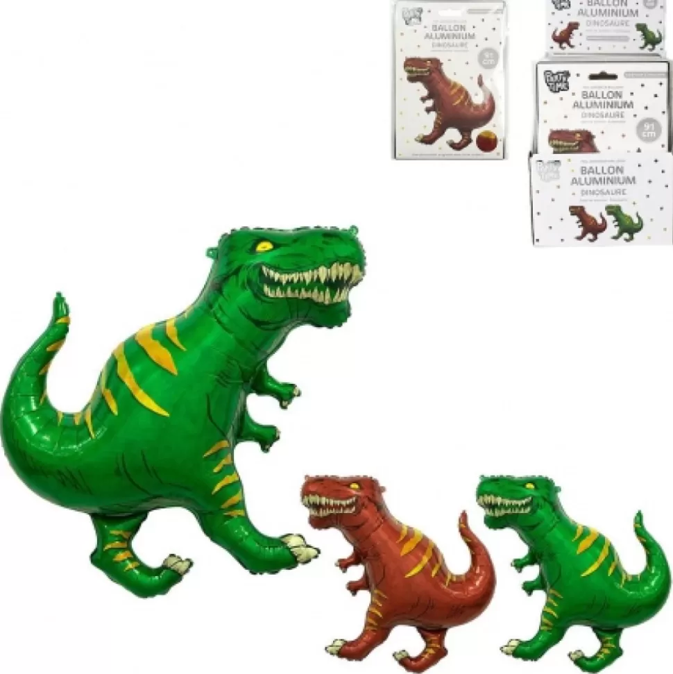 Clearance Ballon Aluminium Dinosaures 91 Cm Sujets Gonflables