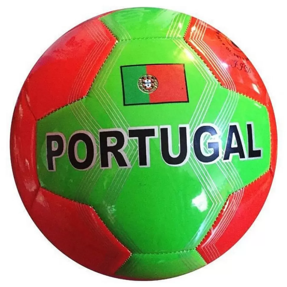 Shop Ballon De Foot Simili Cuir Portugal 23 Cm Accessoires