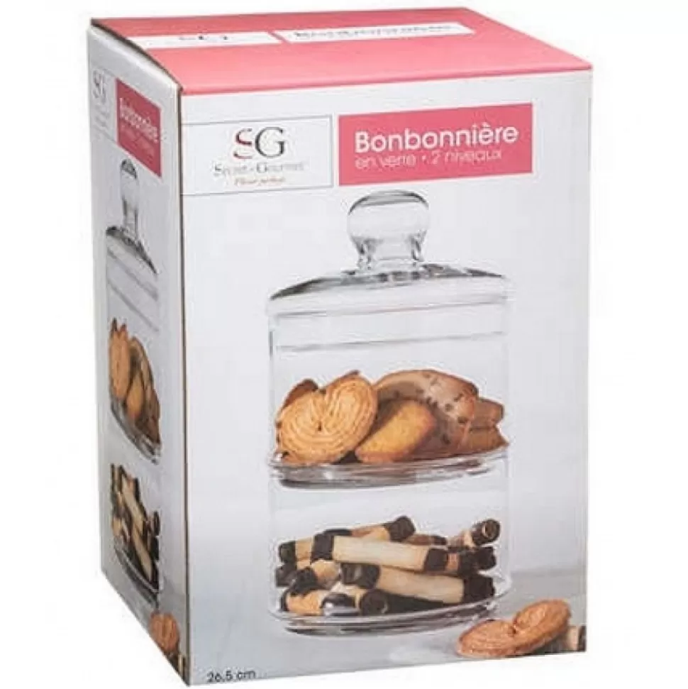 Clearance Bocal Verre 1,8 L Déco-Cado