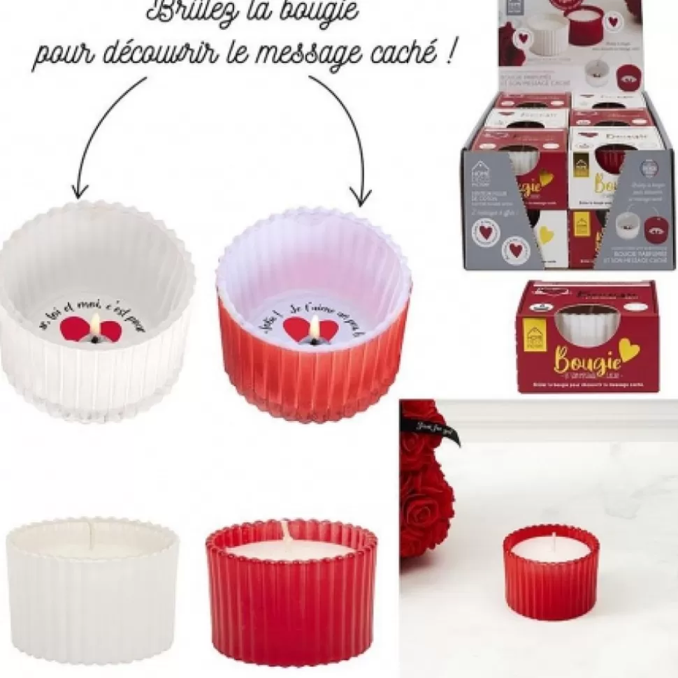 Online Bougie Parfumee Message Secret Amour Déco-Cado