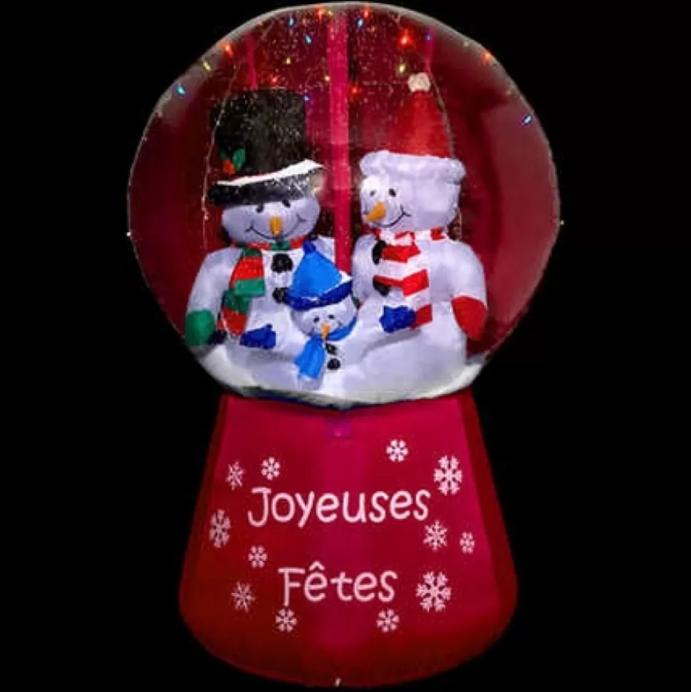 Best Boule A Neige Geante Gonflable 180 Cm Accessoires Et Décorations De Noël