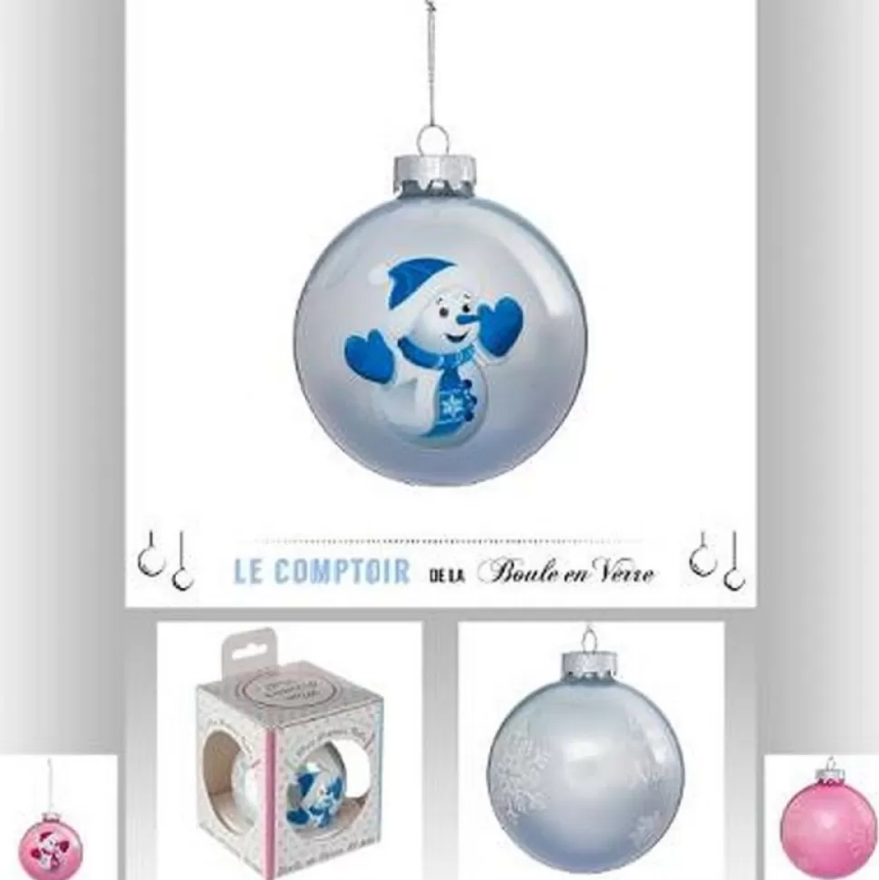 Best Boule De Noël Bleue 1Er Age Accessoires Et Décorations De Noël