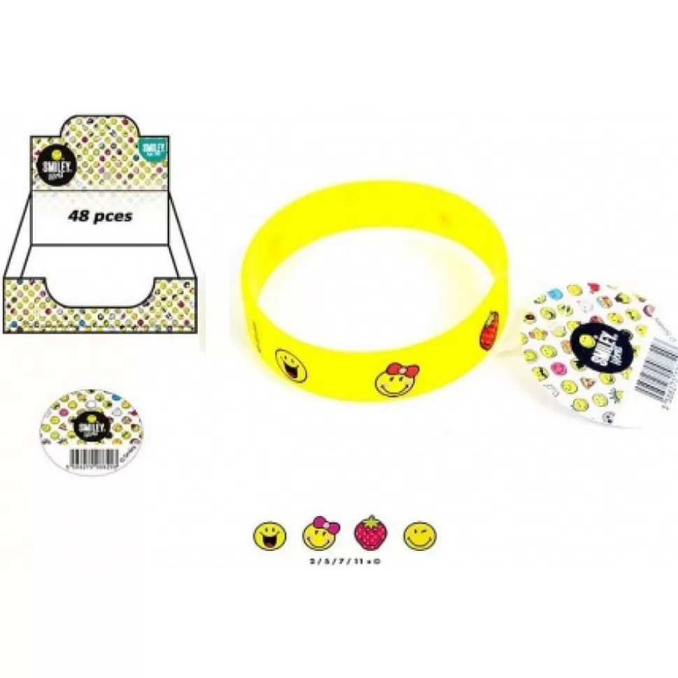 Discount Bracelet Silicone Smiley Smiley