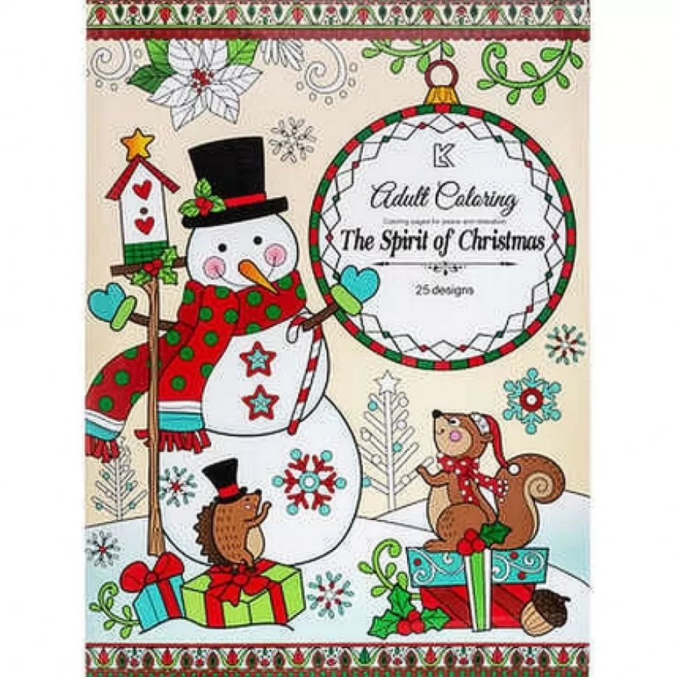 Fashion Cahier Coloriage De Noël 27 Pages Accessoires Et Décorations De Noël