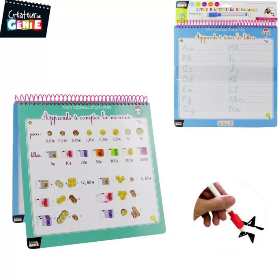 Clearance Cahier Educatif Et 1 Feutre 29*29 Cm Jouets Et Jeux Éducatifs