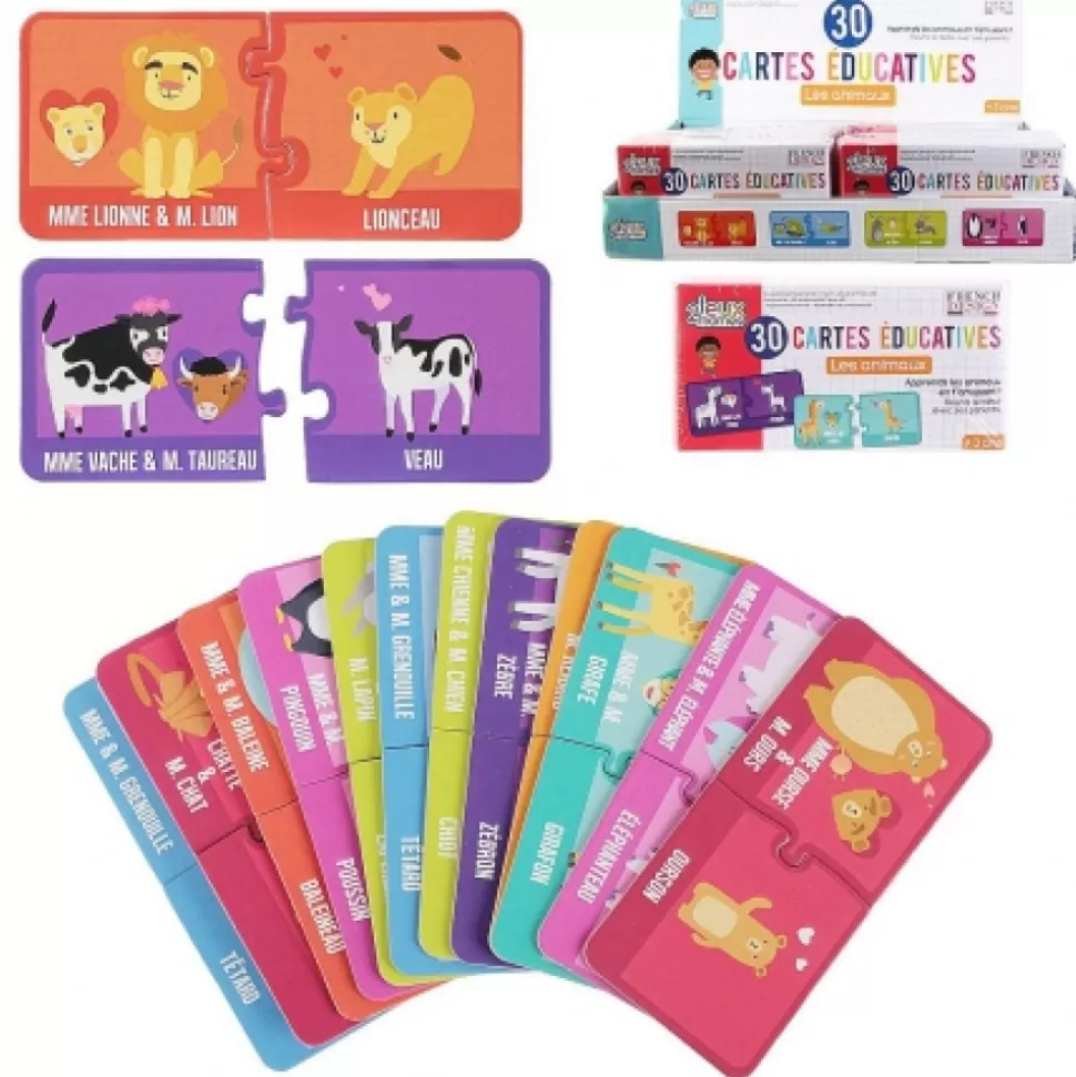 Best Sale Carte Educative J Apprends Les Animaux Jouets Et Jeux Éducatifs