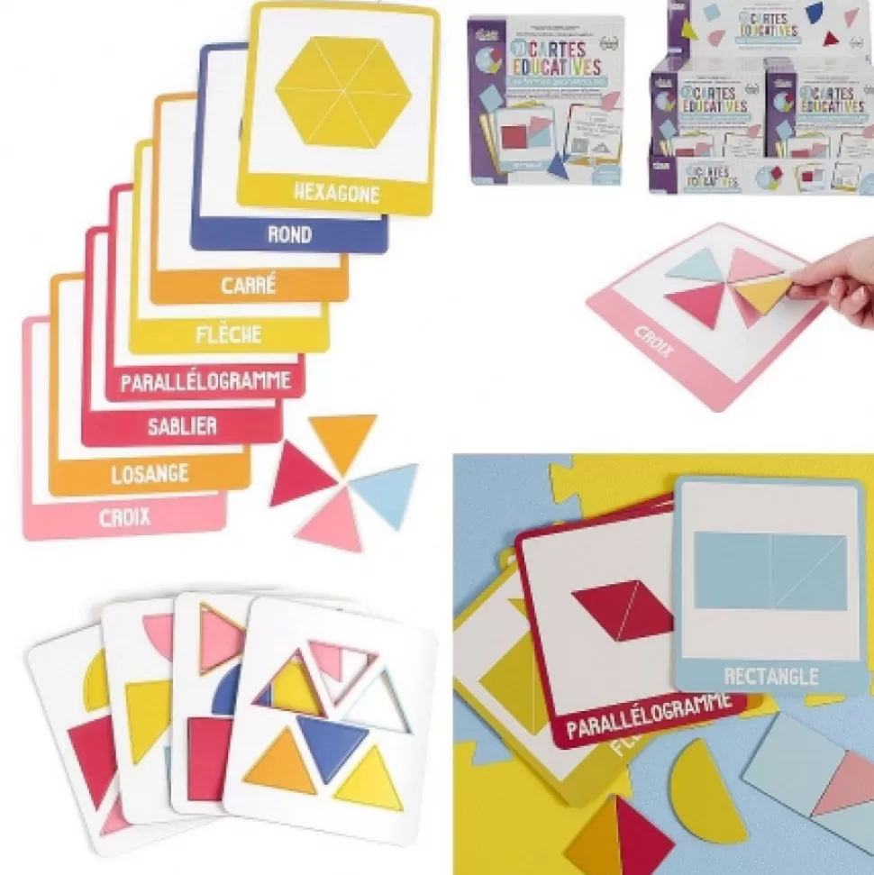 Cheap Carte Educative J Apprends Les Formes Jouets Et Jeux Éducatifs