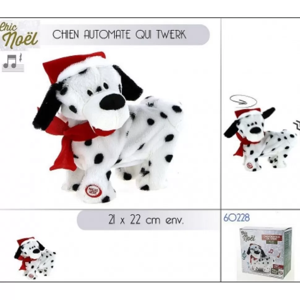 Sale Chien Automate Danseur Et Musicale 21*22 Cm Accessoires Et Décorations De Noël