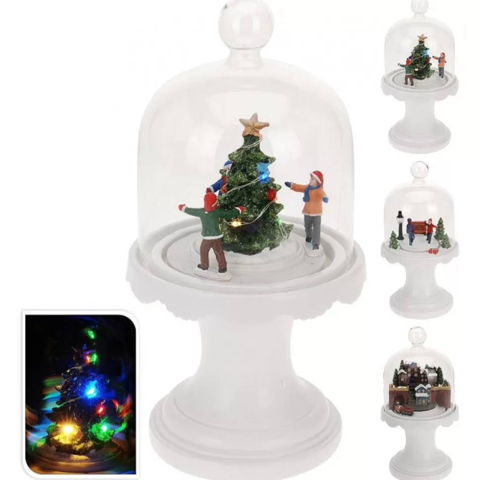 Best Cloche Scene De Noël 23*11 Cm Accessoires Et Décorations De Noël