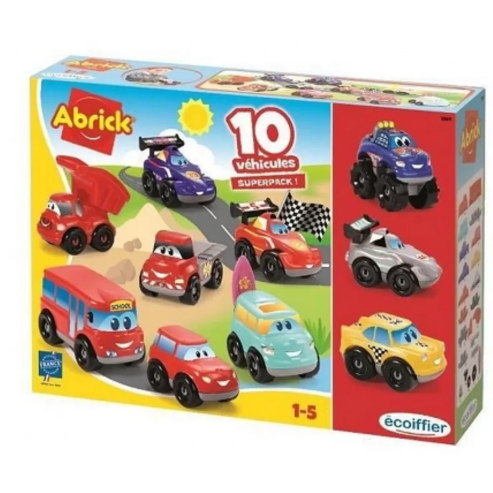 Online Coffret 10 Vehicules Fast Car Ecoiffier Jouets Et Jeux Éducatifs