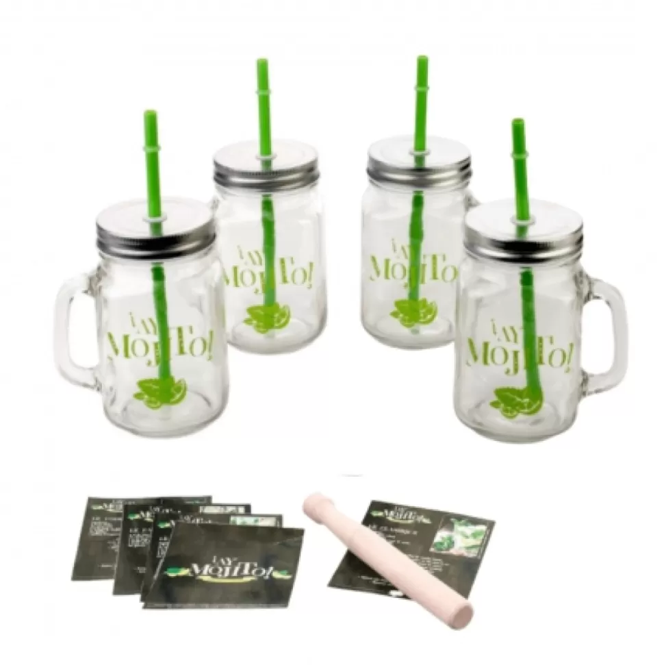 Discount Coffret 4 Chopes Mojito Déco-Cado