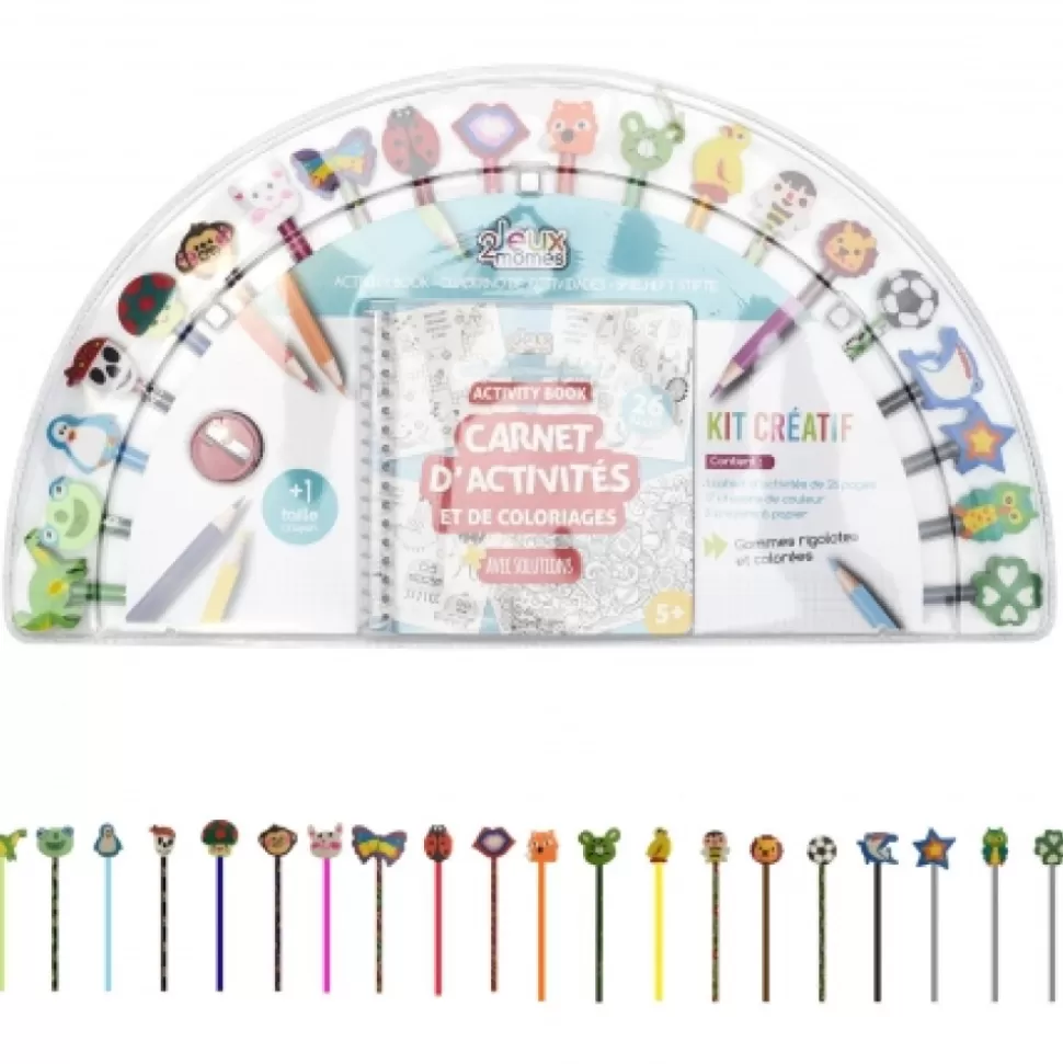 Outlet Coffret Cahier D Activites 20 Crayons Et 20 Gommes Jouets Et Jeux Éducatifs