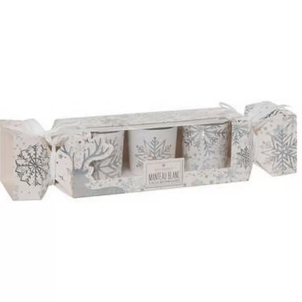 Sale Coffret Crackers 3 Bougies Accessoires Et Décorations De Noël