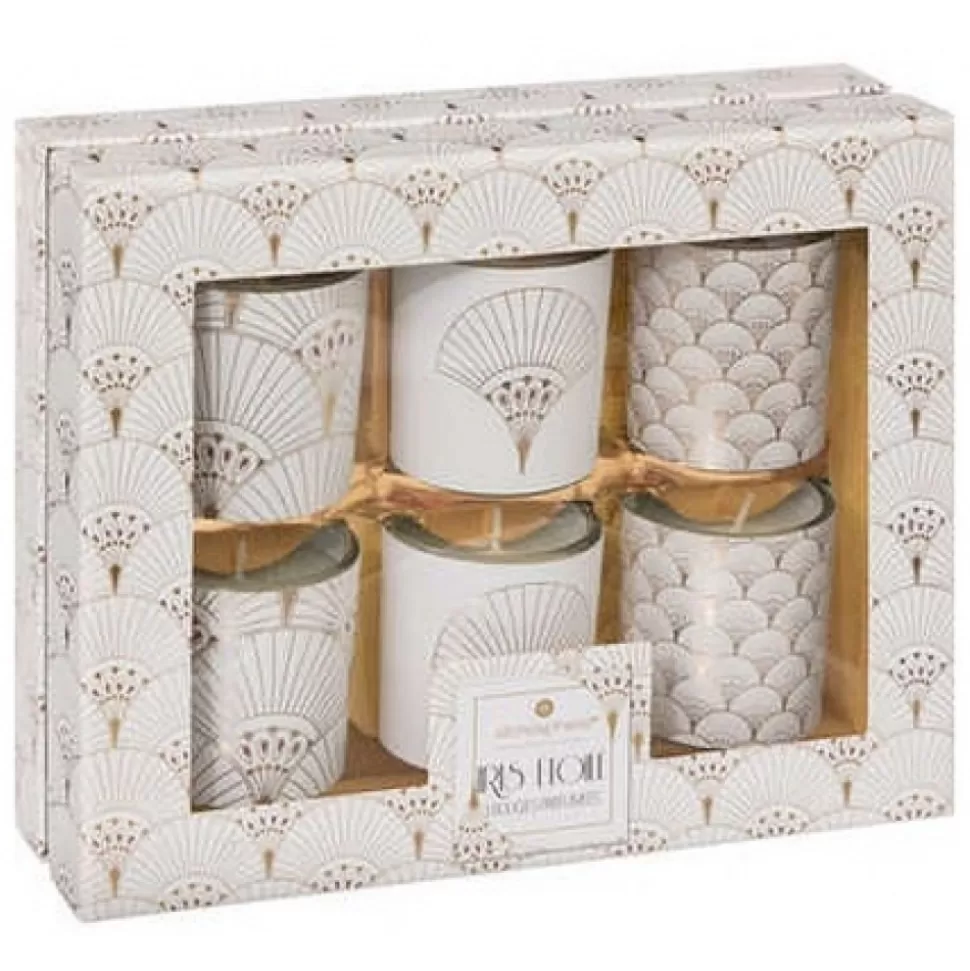 Best Sale Coffret De 6 Bougies Senteur Gardenia Accessoires Et Décorations De Noël