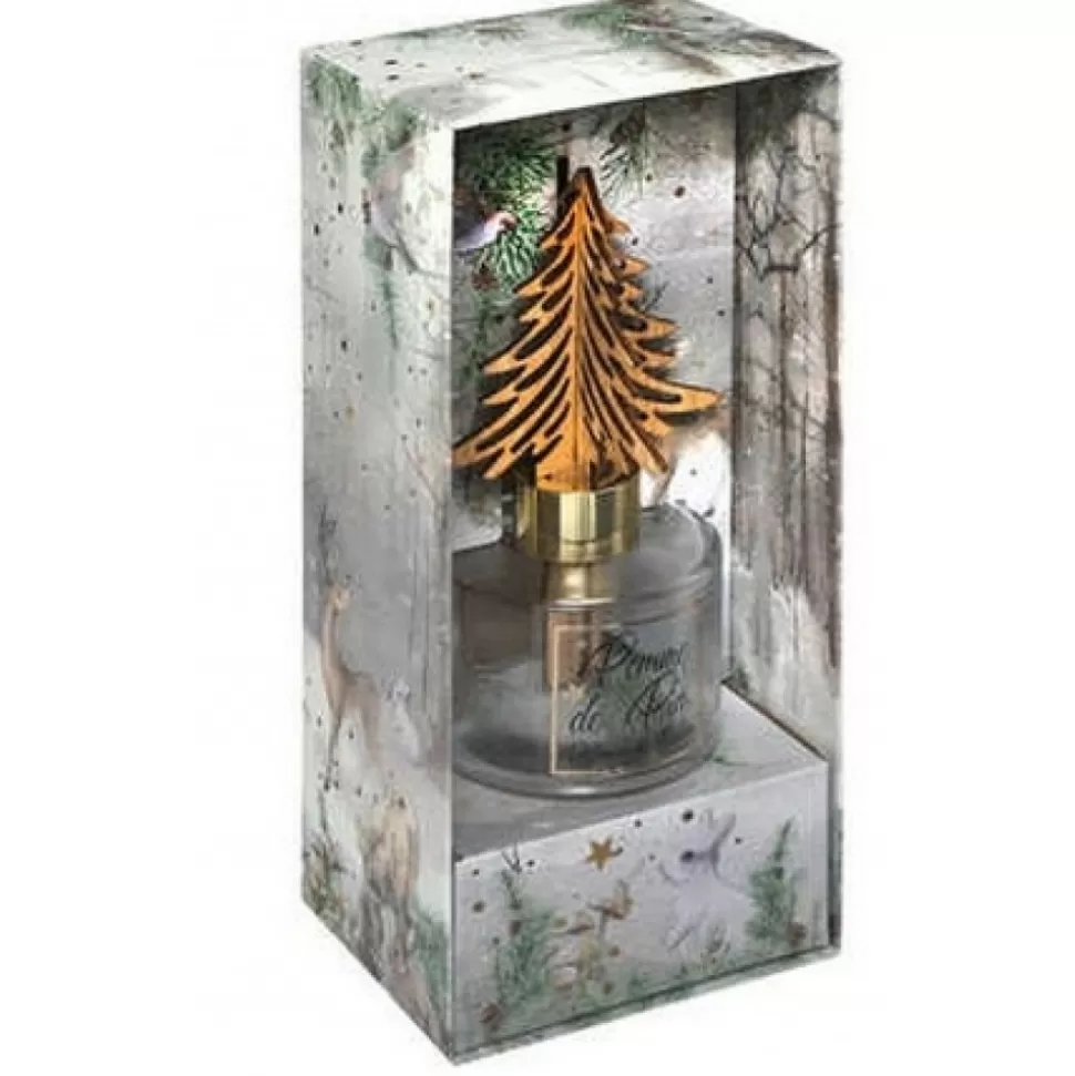 Sale Coffret Diffuseur Sapin Bois 100 Ml Accessoires Et Décorations De Noël