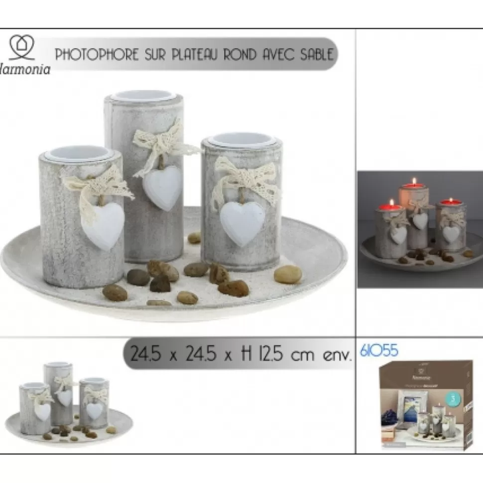 Best Sale Coffret Photophore 3 Bougies Déco-Cado