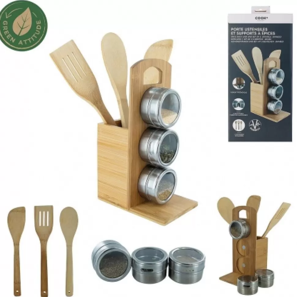 Clearance Coffret Porte Epices Bambou Déco-Cado