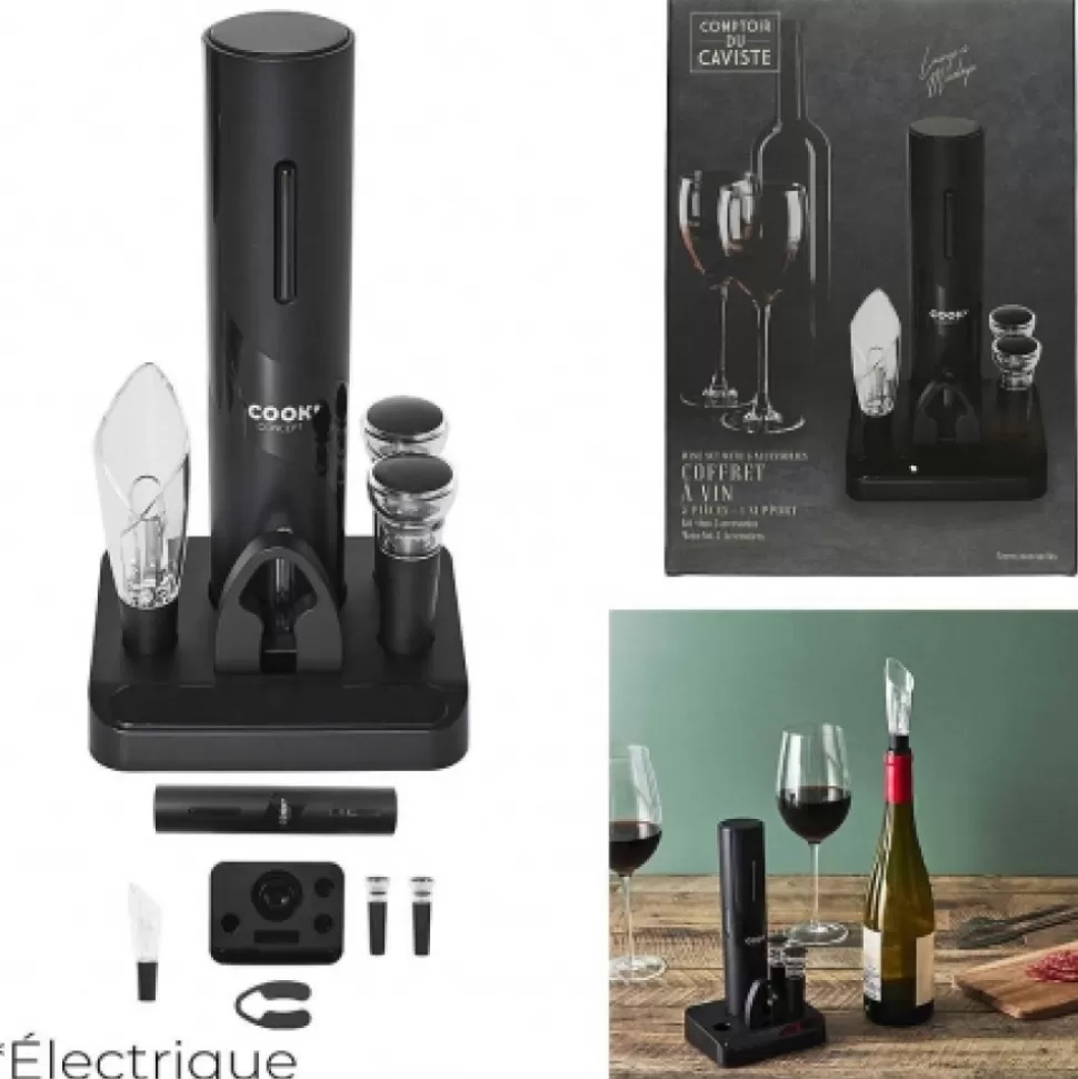 Online Coffret Vin 5 Accessoires Déco-Cado