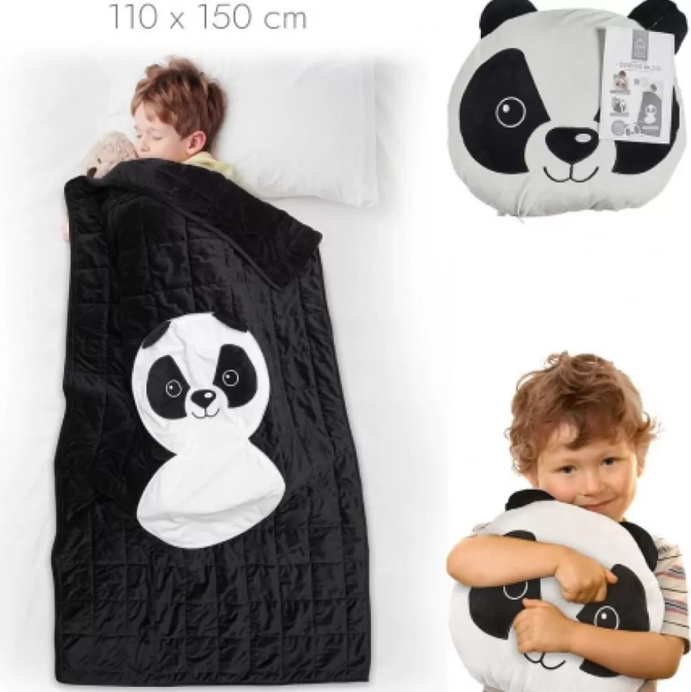 Discount Couverture Convertible Panda 110X150 Cm Déco-Cado