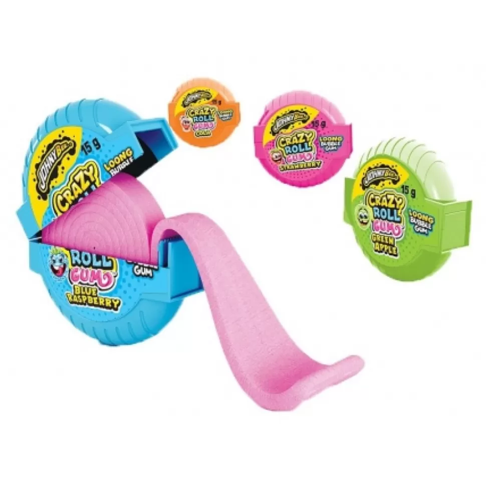 Shop Crazy Roll Gum Johny Bee Bonbons, Sucettes, R Glisses Am Ricains....