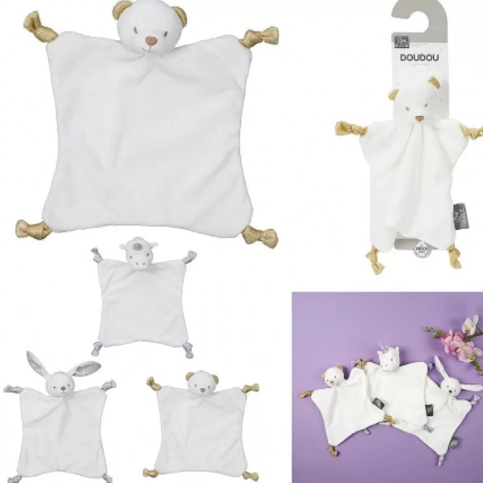 Online Doudou Plat Licorne, Lapin Et Ours Doudous Et Peluches