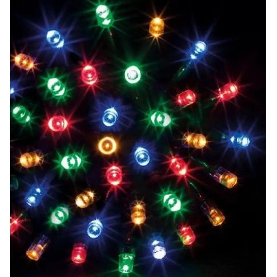 Online Guirlande Exterieur Et Interieur 100 Led Multicolor Accessoires Et Décorations De Noël