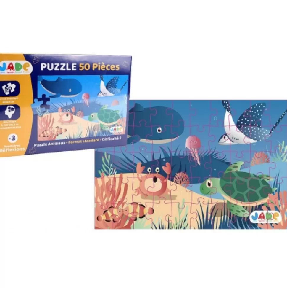 Cheap Jade Puzzle 50 Pieces Animaux De La Mer Jouets Et Jeux Éducatifs