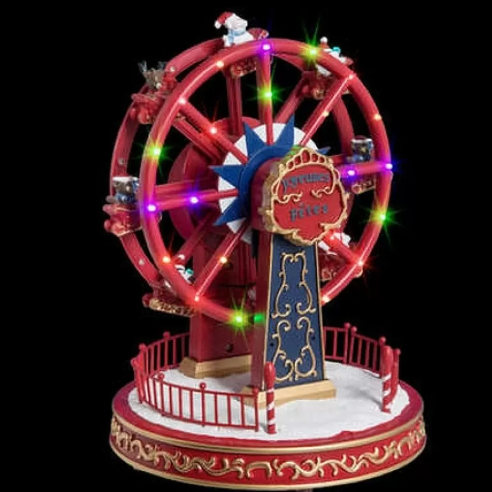 Sale Manege A Roue Lumineux Accessoires Et Décorations De Noël