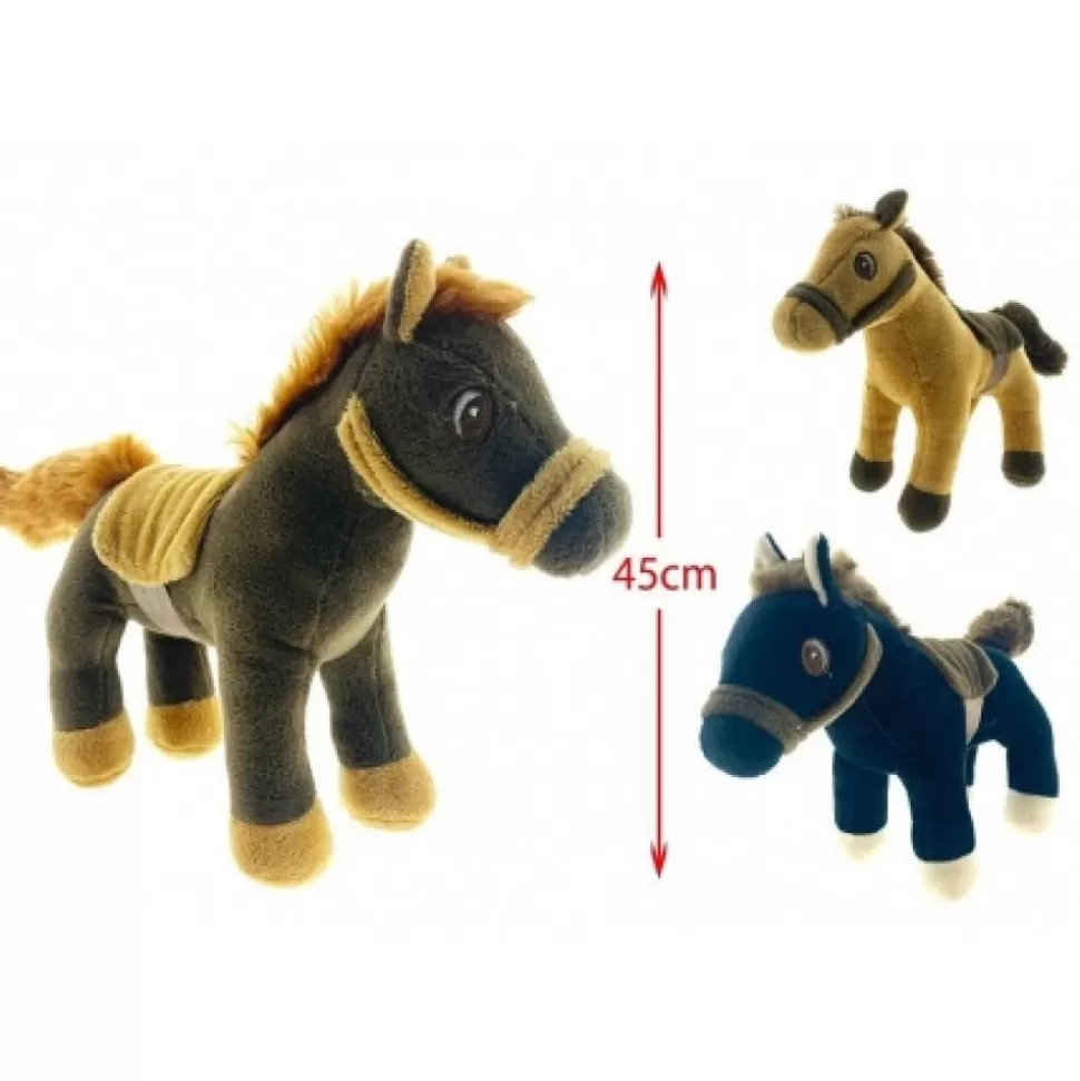 Shop Peluche Cheval H 45 Cm Peluches Traditionnelles