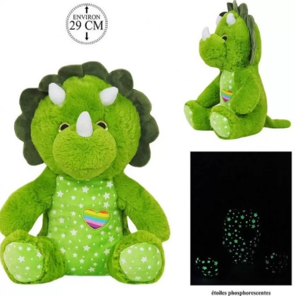 Shop Peluche Dinosaure Phosphorescent 29 Cm Peluches Traditionnelles