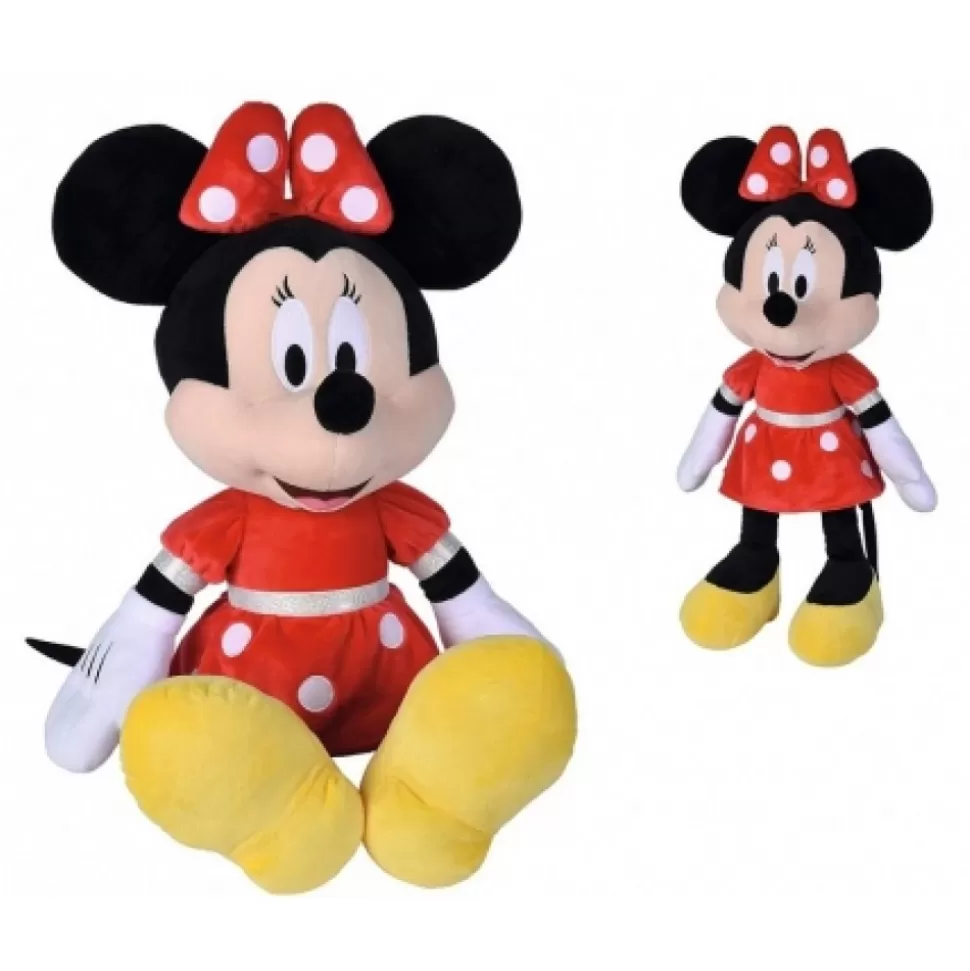 Fashion Peluche Disney Minnie Robe Rouge 60 Cm Mickey - Minnie