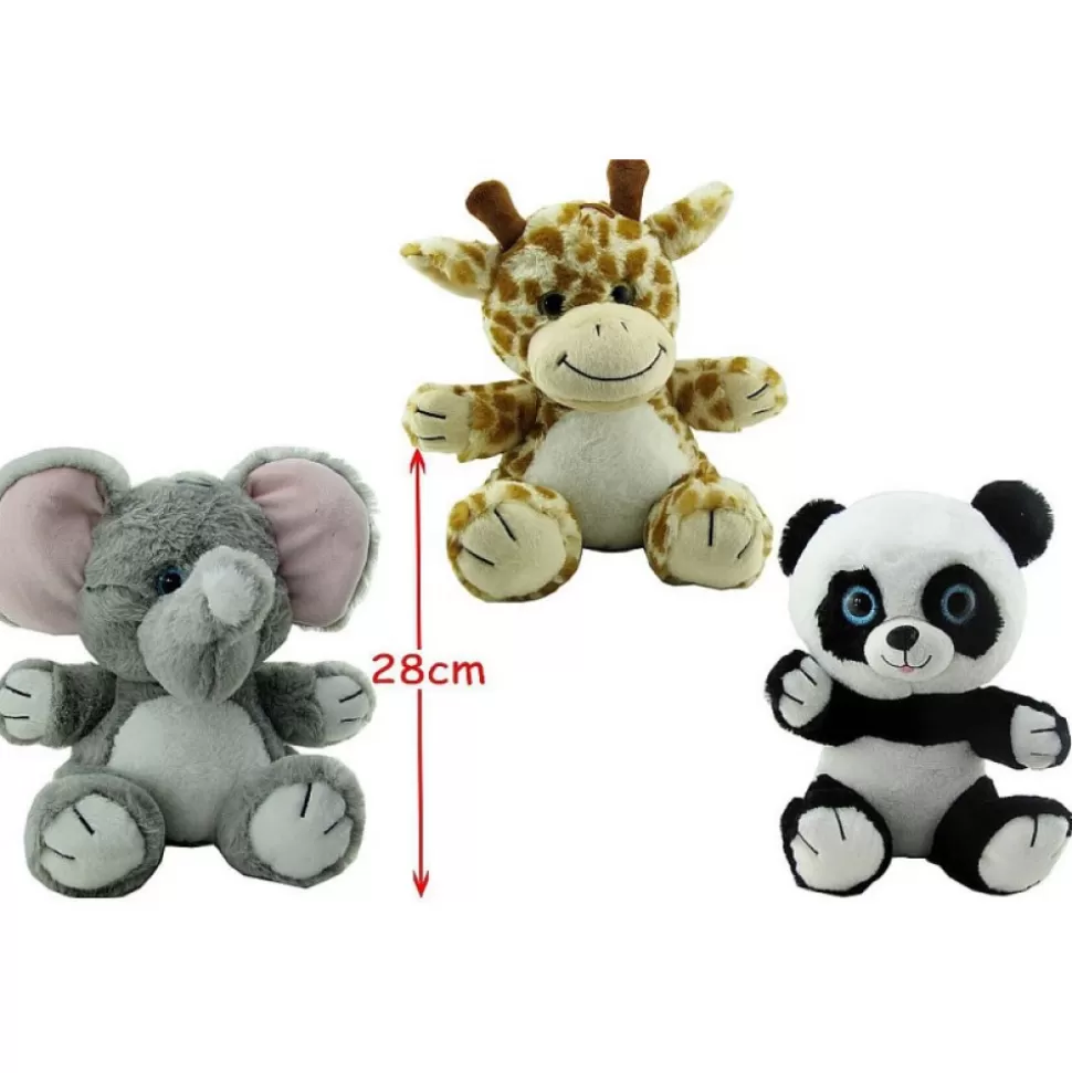 Shop Peluche Elephant,Panda,Girafe 28 Cm Peluches Traditionnelles