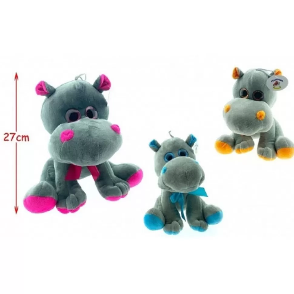 Fashion Peluche Hippopotame H27 Cm Peluches Traditionnelles