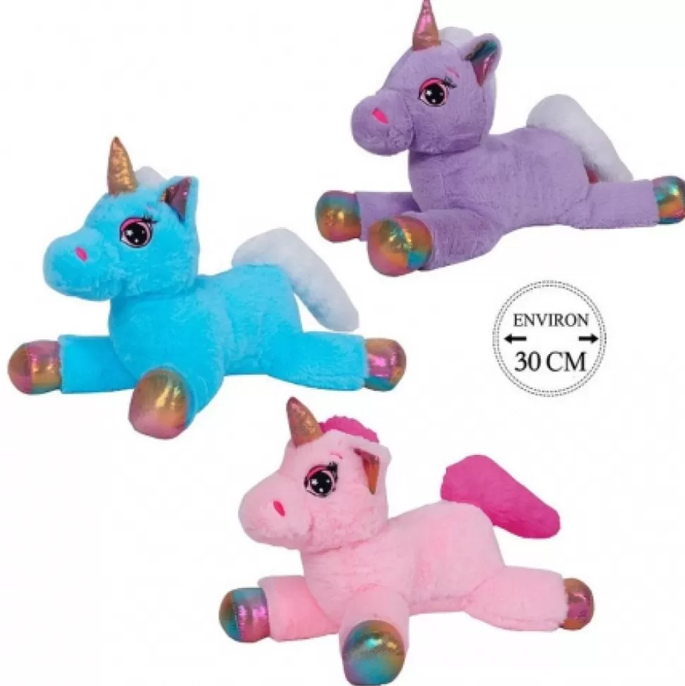 Outlet Peluche Licorne 30 Cm Peluches Traditionnelles