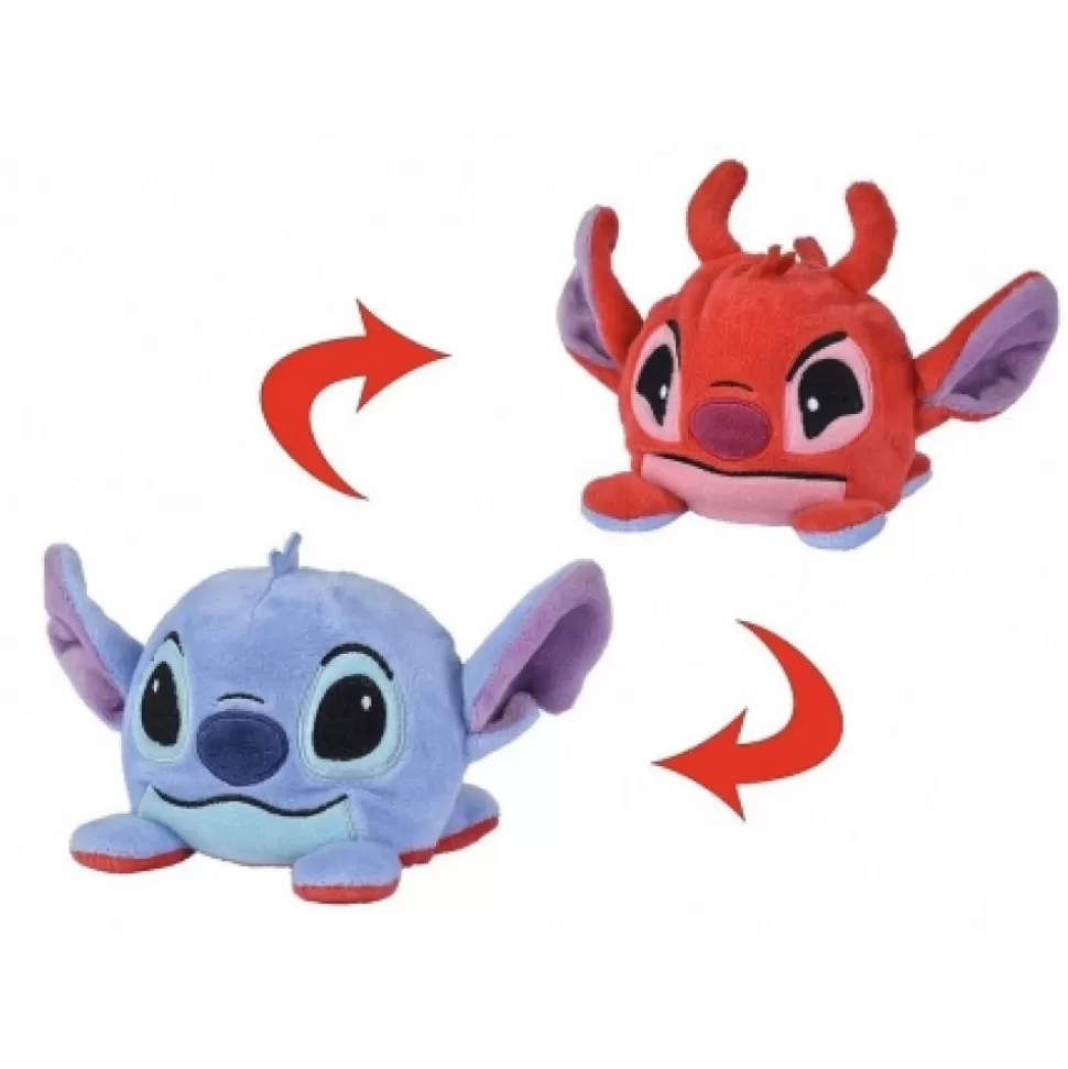 New Peluche Stitch Et Leroy Reversible 8 Cm Stitch