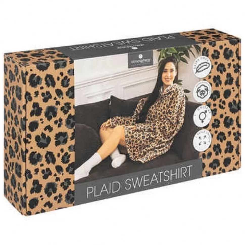 Flash Sale Plaid Sweat Leopard Adulte Déco-Cado