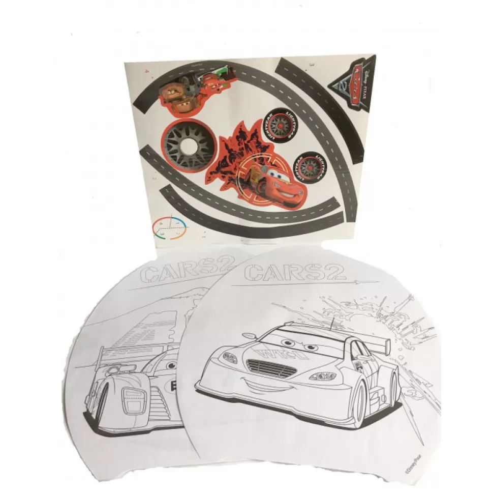 Best Sale Planches De Coloriage Et Stickers Geants 52*42 Cm Cars