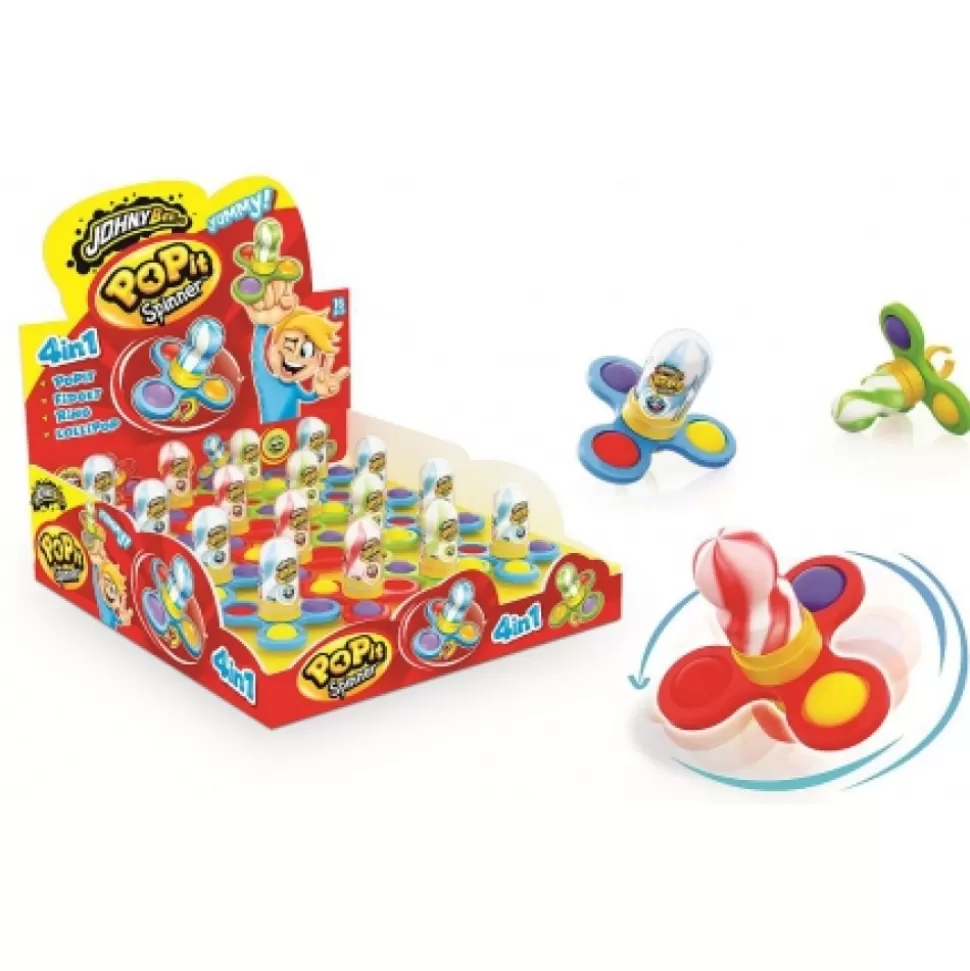 Hot Pop It Spinner Johny Bee Bonbons Gadgets