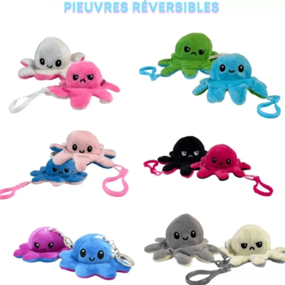 Fashion Porte-Cle Meduse 7 Cm Peluches Traditionnelles