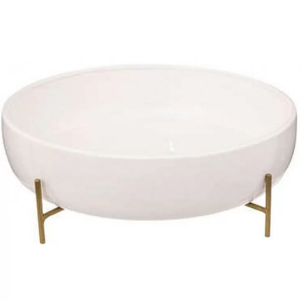 Flash Sale Saladier Ceramique Déco Blanc Déco-Cado