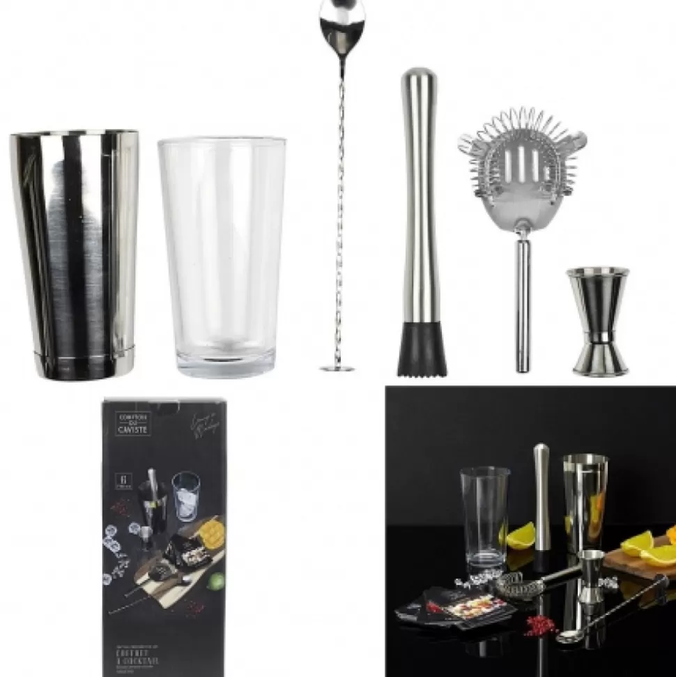 Outlet Set A Cocktail 5 Accessoires Et 50 Recettes Déco-Cado