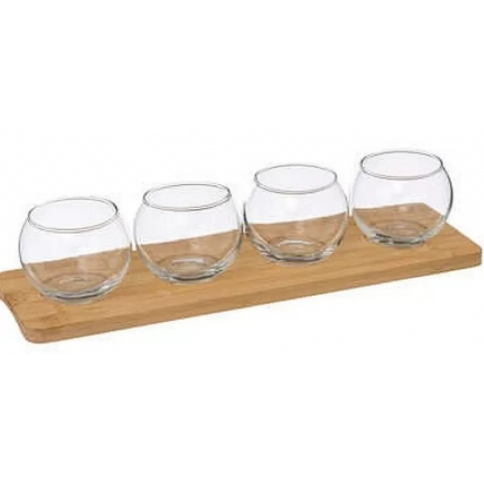 Fashion Set Aperitif Bambou 5 Pieces Déco-Cado