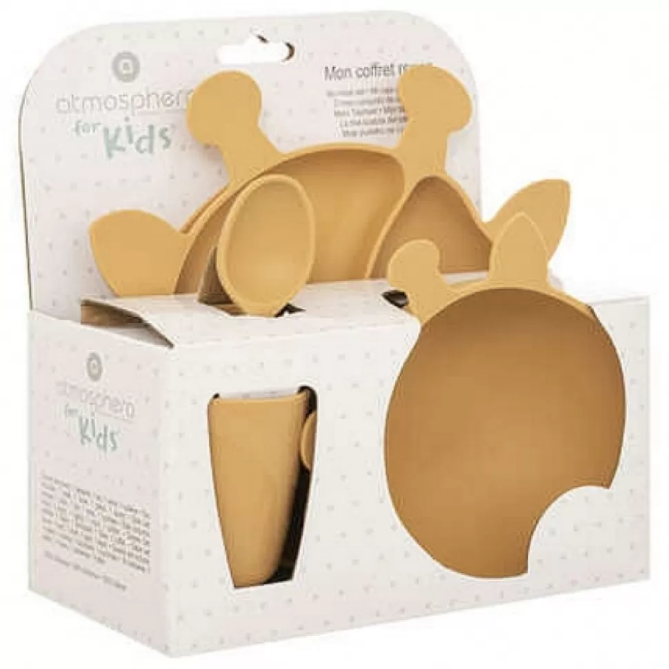 Outlet Set Repas Silicone Girafe Déco-Cado