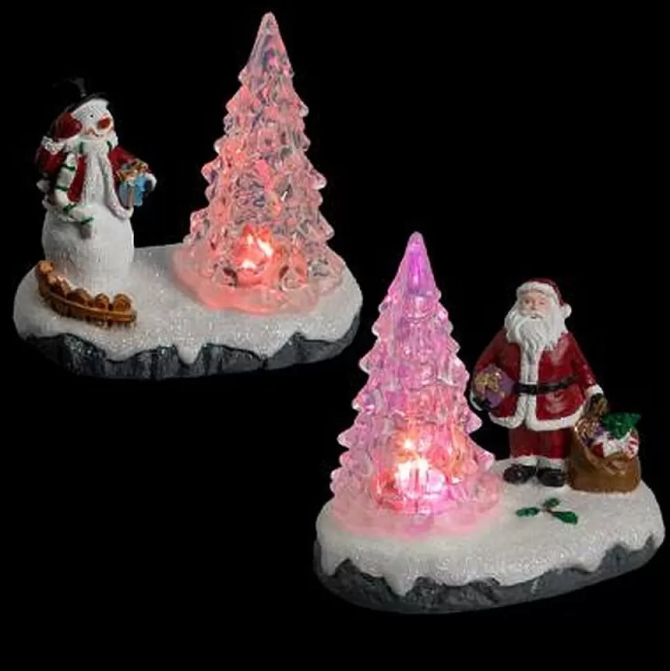 Sale Sujet Scene De Noël A Piles Accessoires Et Décorations De Noël