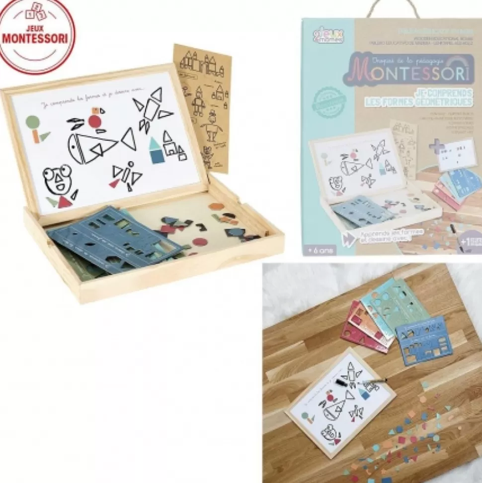 Best Sale Tableau En Bois Je Comprends Les Formes Jouets Et Jeux En Bois