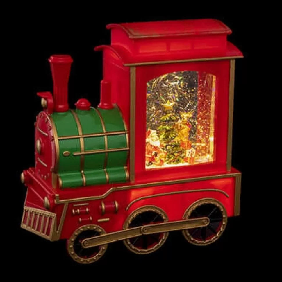 Clearance Train Eau Limineux H 22 Cm Accessoires Et Décorations De Noël